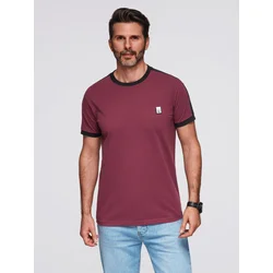 Ombre Clothing Majica 822715 Rdeča