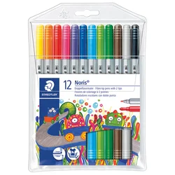 FLOMASTER ŠKOLSKI  12BOJA OBOSTRANI NORIS STAEDTLER 320 NWP12
