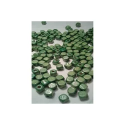 Drvena perla kocka 8 mm zelena