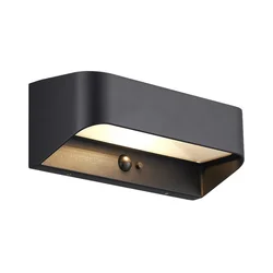 Nordlux - LED solarno svetlo sa senzorom MARCELLIO LED/5W/5V IP54, crne boje