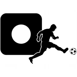 Zaščitna nalepka za Switch - Triple Football Player