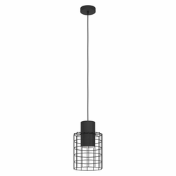 EGLO Viseća lampa MILLIGAN E27 O20 cm crna žičana 43625