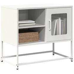 TV ormarić crni 68x39x60,5 cm bijeli