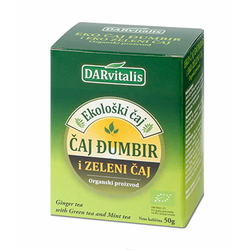DARVITALIS Zeleni čaj s đumbirom, (3858890830729)