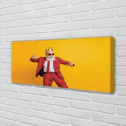 tulup.si Slika na platnu Človek plaid ustrezala 125x50 cm