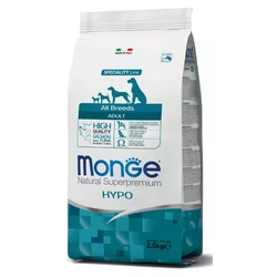 MONGE Suva hrana za pse all breeds hypoallergenic losos&tuna 2.5kg