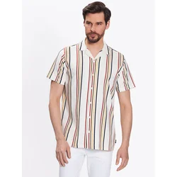 INDICODE Srajca Mulle 20-350 Écru Regular Fit