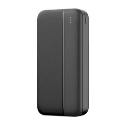 Power bank Maxlife MXPB-02 z 20000 mAh kapaciteto, enim USB-A, USB-C in micro USB vhodom 20W - črn