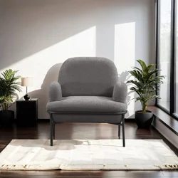 ATELIER DEL SOFA Fotelja Aster Grey