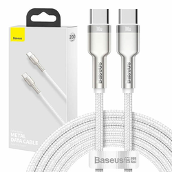 Kabl Baseus Type-C to C 2.0m 100W CATJK-D02 White