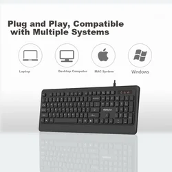 ThinkPlus Tastatura, Žičana, Crna