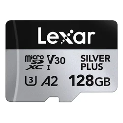 Lexar 128GB H-P Silver Plus microSDXC z adapterjem C10 A2