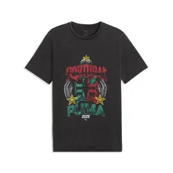 PUMA Fanpack 90s Bespoke Relaxed Tee Men, Football, Black/Red, M