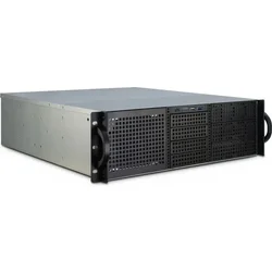 Inter-Tech 3U-30248 Rack ohišje, črno, nerjaveče jeklo