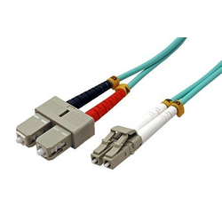 Optični patch kabel Duplex LC-SC 50/125 1m MM OM4