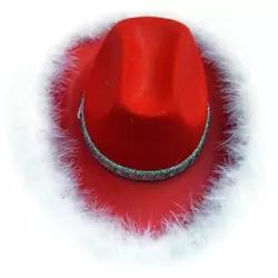 Crveni kaubojski šešir