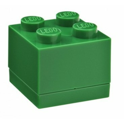 LEGO mini box 4 - temno zelena 46x46x43 mm