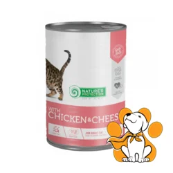 Natures Protection Adult Chicken&Cheese 400g, Vlažna Hrana Sa Piletinom i Sirom