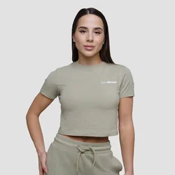 GymBeam Ženska majica Agile Cropped Sage