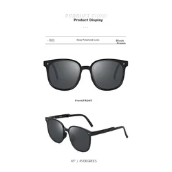 Caxman Unisex naočare za sunce, Crne