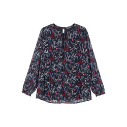 SHEEGO Bluza modra/rosé/temno rdeča