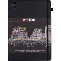 Sakura Sketch & Note Book Black Paper 21 x 30 cm 140 g