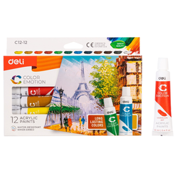AKRILNE BOJE DELI COLOR EMOTION 1/12 - 12ml