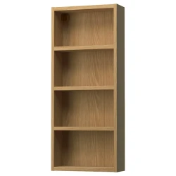 HAGAAN Zidni otvoreni element, im. hrastovine, 40x15x95 cm