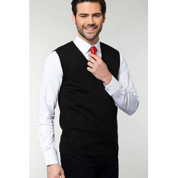TUDORS Muški prsluk Slim Fit crni