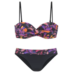 VIVANCE Bikini  lila / oranžna / rdeča / črna