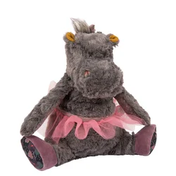 MOULIN ROTY Plišana igračka Camelia Nilski konjić, Siva