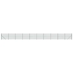 Vidaxl Mrežna ograja s prirobnico zelena 1,8x25 m