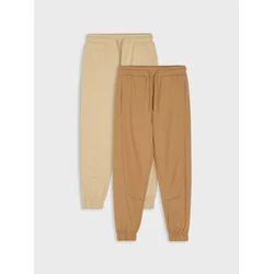 Sinsay - Komplet od 2 jogger donja dela trenerke - braon