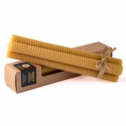 shumee Komplet 3 sveč iz čebeljega voska Honey Mydlarnia