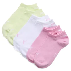 PUMA Sneaker Socks Youth (3-pack), Age, Pink/White, 39-42