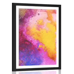 Plakat s paspartujem barve veselja - 60x90 no frame