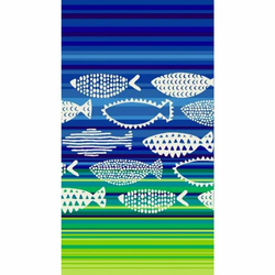 Brisača 100x180cm, ribe