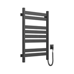 Električni sušač peškira sa termostatom LARGO 168W 80x50 cm, crna, desna