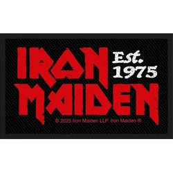 Iron Maiden Est 1975 Našitek za šivanje