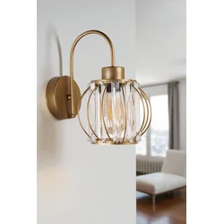 Opviq Zidna lampa 9043-1A, Zlatne boje