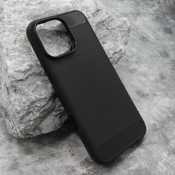 Maska silikon BRUSHED za iPhone 16 Pro Max/ crna