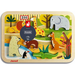 Janod Puzzle Zoo 7 delov