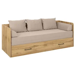 Dvižna postelja Tetrix - 80/160x200 - sonoma hrast/ modone 9702