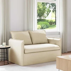 vidaXL Kavč krema 195 x 82 x 85 cm Kovina