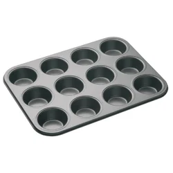 Tray for 12 muffins, steel, 35 x 27 cm - MasterClass