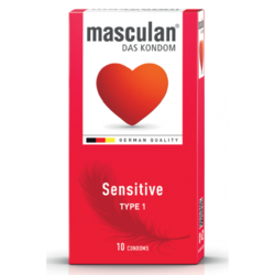 Masculan Sensitive, preservativi, 10 kosov