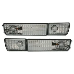 OEM Kristalni clear glass migavci sa ukrasnom maglenkom, Hrom