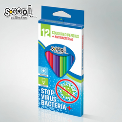 S-COOL Drvene bojice Antibacterial/ set 1/12 sc1283
