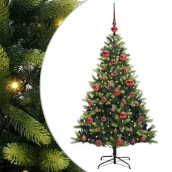 Umjetno rasklopivo božićno drvce 150 LED-a Zelena 150 cm