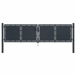 Vrtna vrata Čelik 300x75 cm Antracit